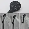 SHBSHAIMY Matte Black Thermostatic Concealed Shower Sets With Handshower Wall Mounted Hot and Cold Bathtub Faucet Mixing Valve 2