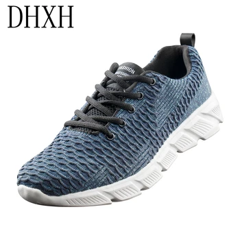 

Spring and summer new Korean men's fish scale sports casual shoes trend breathable flying woven mesh running tide shoes