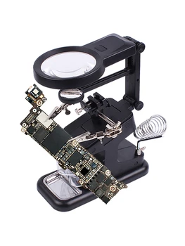 

Repair Workbench Welding Magnifying Glass Table Lamp Mobile Phone Circuit Board Fixing Tool Auxiliary Fixture