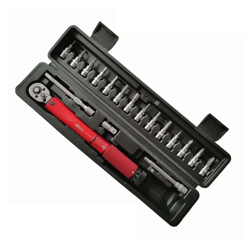 

1/4 Inch 2-24Nm Torque Wrench Set Bicycle Torque Kick Wrench Tool Adjustable Bicycle Repair Tool
