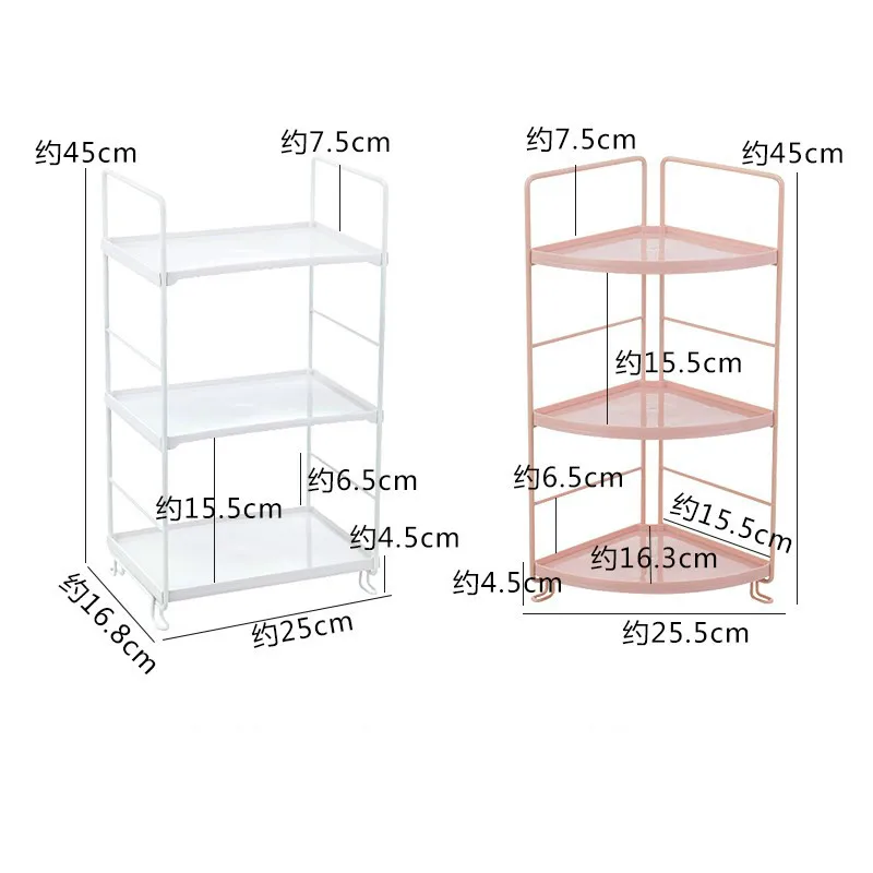 Железная стойка для ванной комнаты напольная раковина туалета многоуровневый