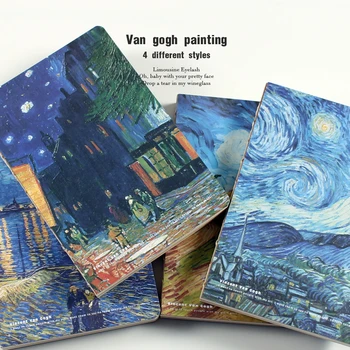 

Van Gogh notepad note book Sketchbook Notebook agenda diary papelaria Schedule Weekly Planner School A5