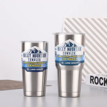 

Stainless Steel Outdoor Travel Mugs Tumbler Camping Drinking Coffee Tea Beer Pint Glasses Cups Mugs Meta