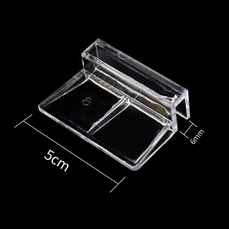 6MM 1 шт. аквариумный кронштейн акриловый аквариумный кронштейн для аквариума аксессуары для аквариума - Цвет: 6MM