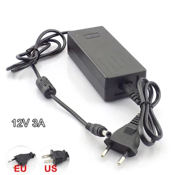 

DC 12V 3A to AC 100V-240V Converter Adapter CCTV Camera Power Supply Transformer for 5050 3528 5630 LED Strip Light J17