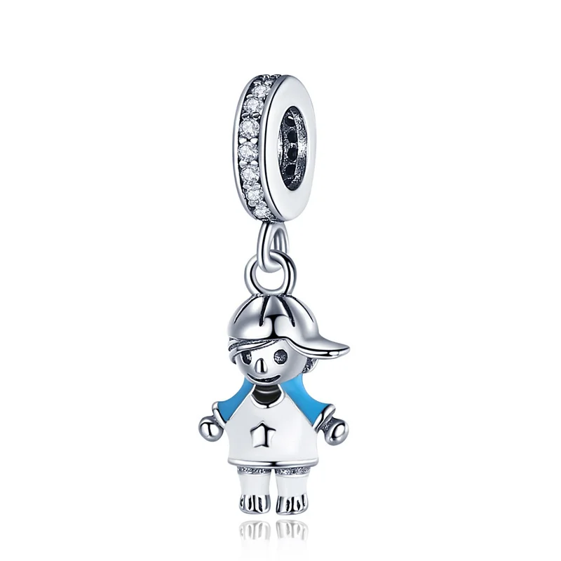Genuine 925 sterling silver marine animal hanging bead pendant suitable for original Pandora bracelet ladies fashion jewelry