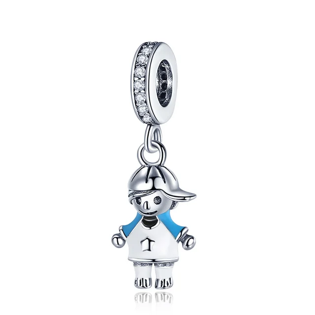 Genuine 925 sterling silver marine animal hanging bead pendant suitable for original Pandora bracelet ladies fashion jewelry CMC544