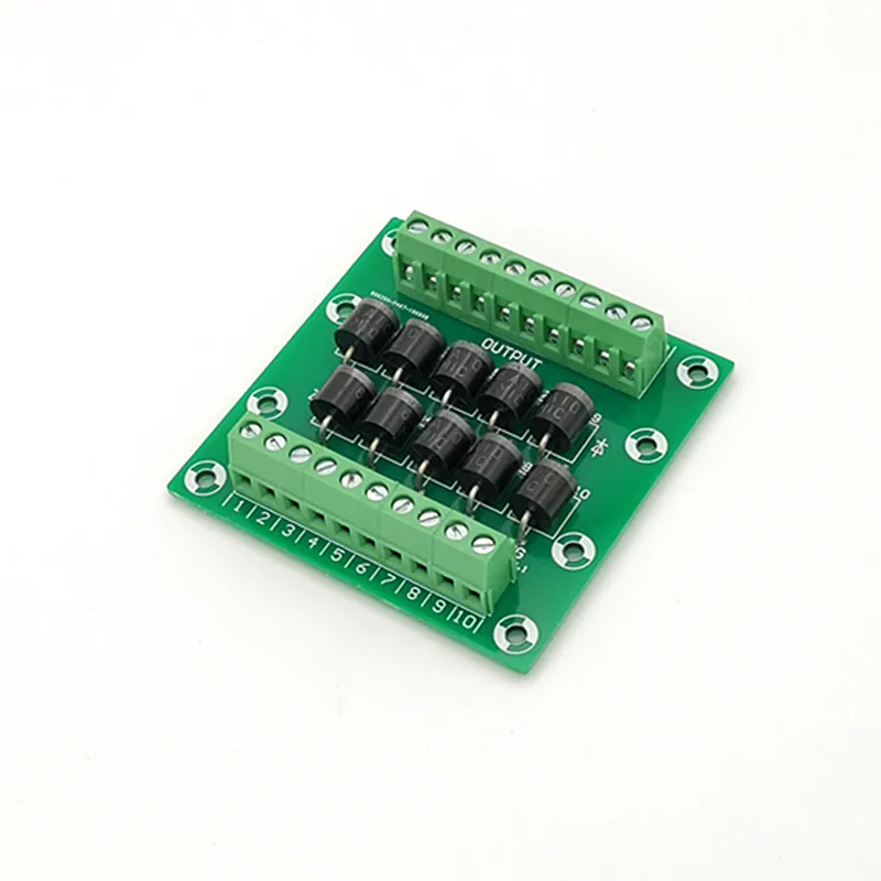 Клеммный блок защиты диодов 6A10 6A/1000V диодный клеммный блок