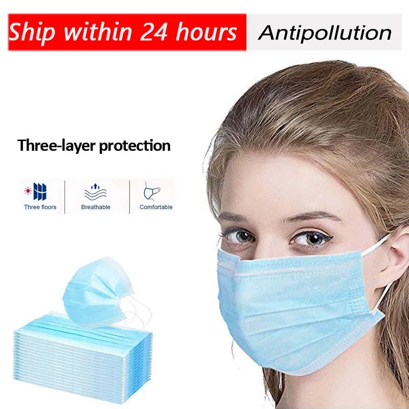 

Profession Disposable Masks Antibacteria Face Mask Disposable Earloop Non Woven Mouth Breathable Face Mask Protective