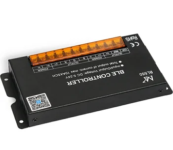 

WiFi/ Bluetooth DC5-24V 5CH 600W RGBWW LED strip light controller, smart APP remote control, music control 5CH for RGB+CCT light