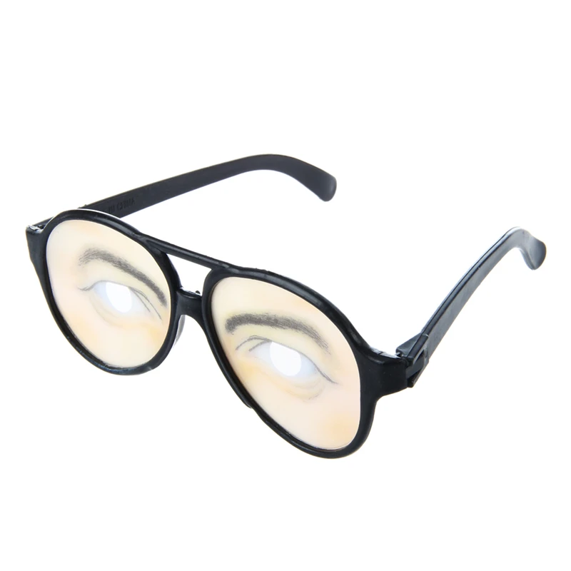 

1 Pair Male Joke Funny Glasses for Halloween Party Show Prop