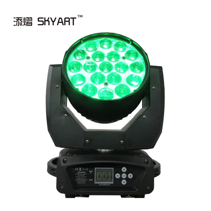 

1unit 19*15w rgbw 4in1 zoom led moving head light