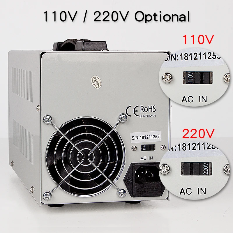 DC Питание 30V 10A 4 светодиодный Дисплей Регулируемый регулятор переключения PS-3010DF ремонт ноутбуков паяльная зарядка через usb 110 v-220 v
