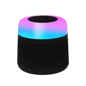 

Wireless fast charging mini speaker with LED stereo car subwoofer wireless bluetooth speaker 2019