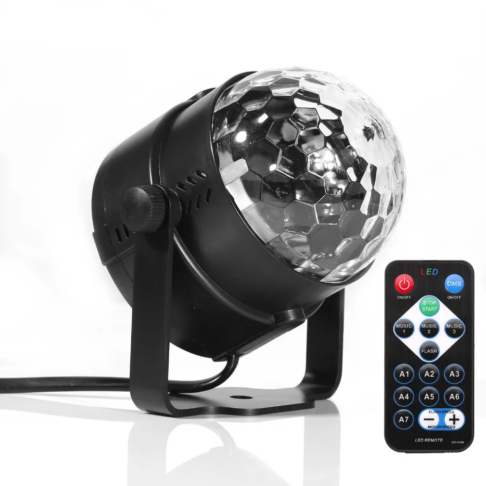 LED Disco Light Remote Control Dmx luces DJ Lamp Magic Ball Halloween Christmas Projector laser par - 4000041486634