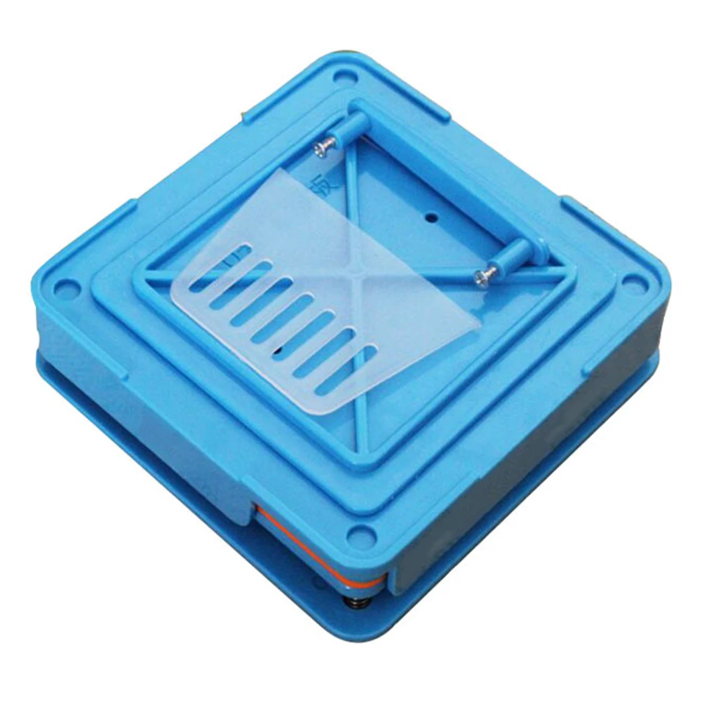 100 отверстий ручная машина для наполнения капсул фармацевтическая доска быстрые диспенсеры инкапсулятор пищевого класса Flate инструмент прочный ABS DIY - Цвет: Синий