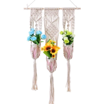 

Lace Hanging Plant Basket Wall Plant Hanger Hanging Plant Pot Holder Style As Shown In Figure 3 Net Pocket