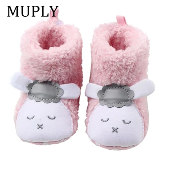 

Newborn Baby Girls Boys Winter Boots Crib Cute Shoes Soft First Walkers Toddler Fleece Super Keep Warm Snowfield Booty