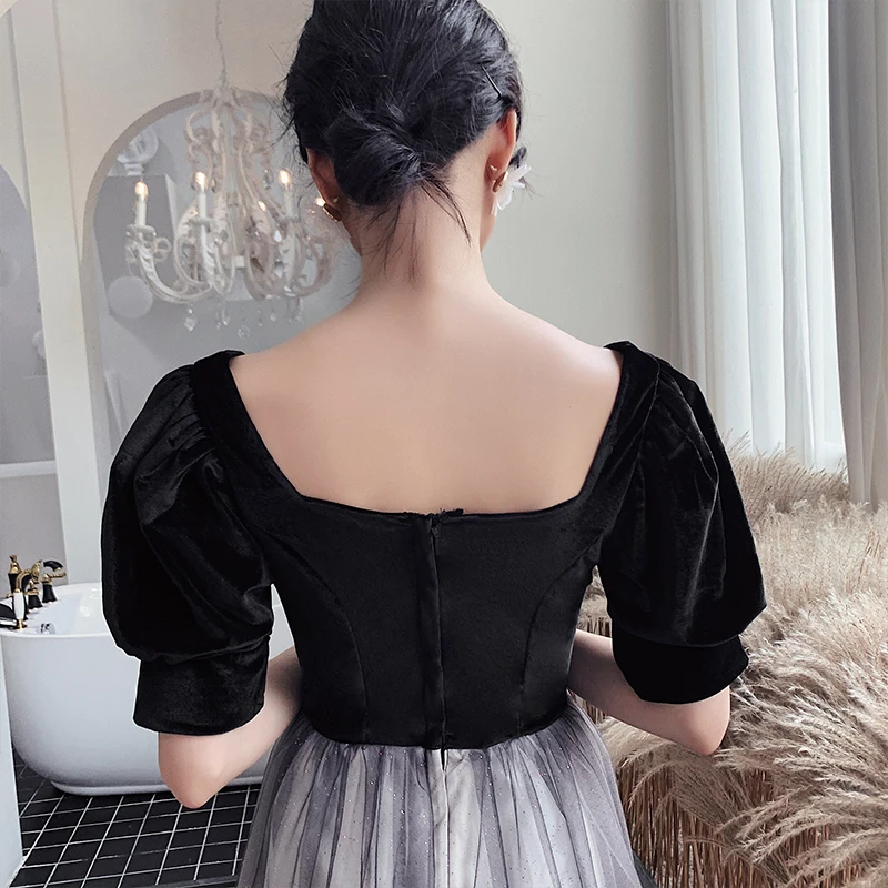 Сексуальное женское вечернее платье Cheongsam с v-образным вырезом и рукавом-фонариком, элегантное Сетчатое плиссированное платье с блестками размера плюс 3xl Qipao Vestidos De Festa