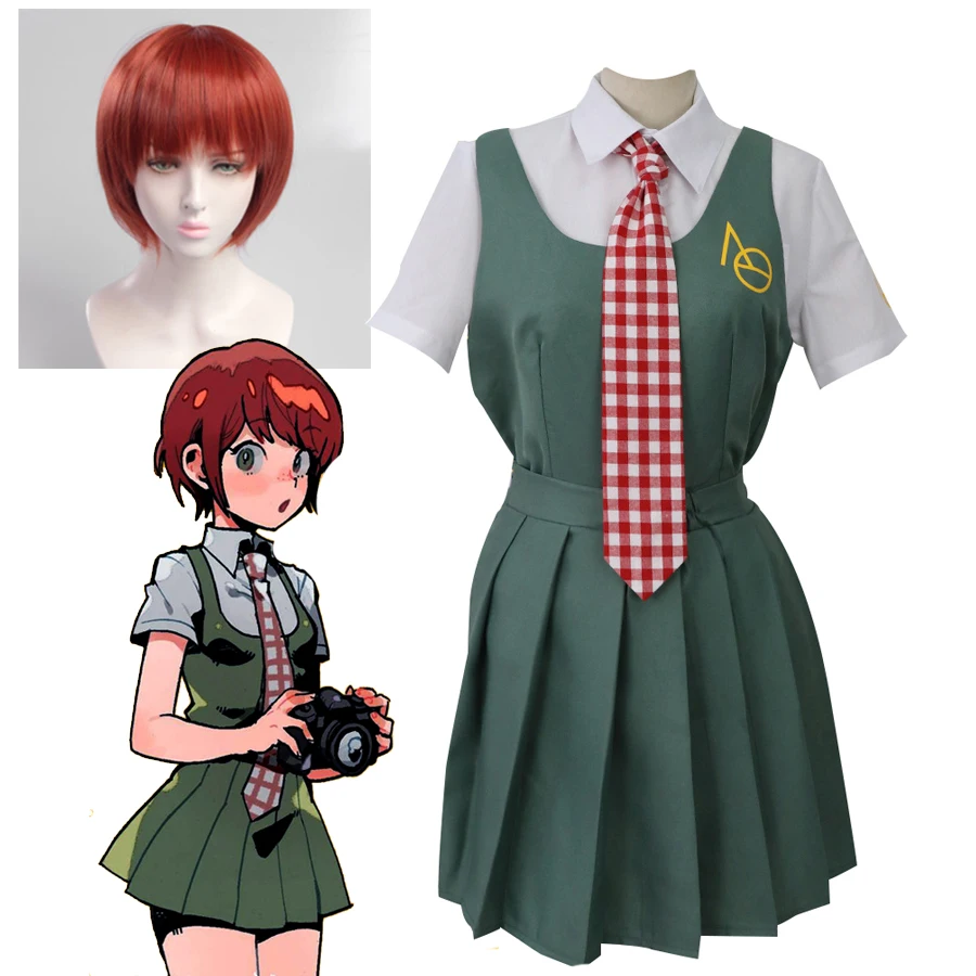 Anime Danganronpa Cosplay Koizumi Mahiru Costumes Wig Japanese School Uniform Dress Suit Women Girls Outfit |