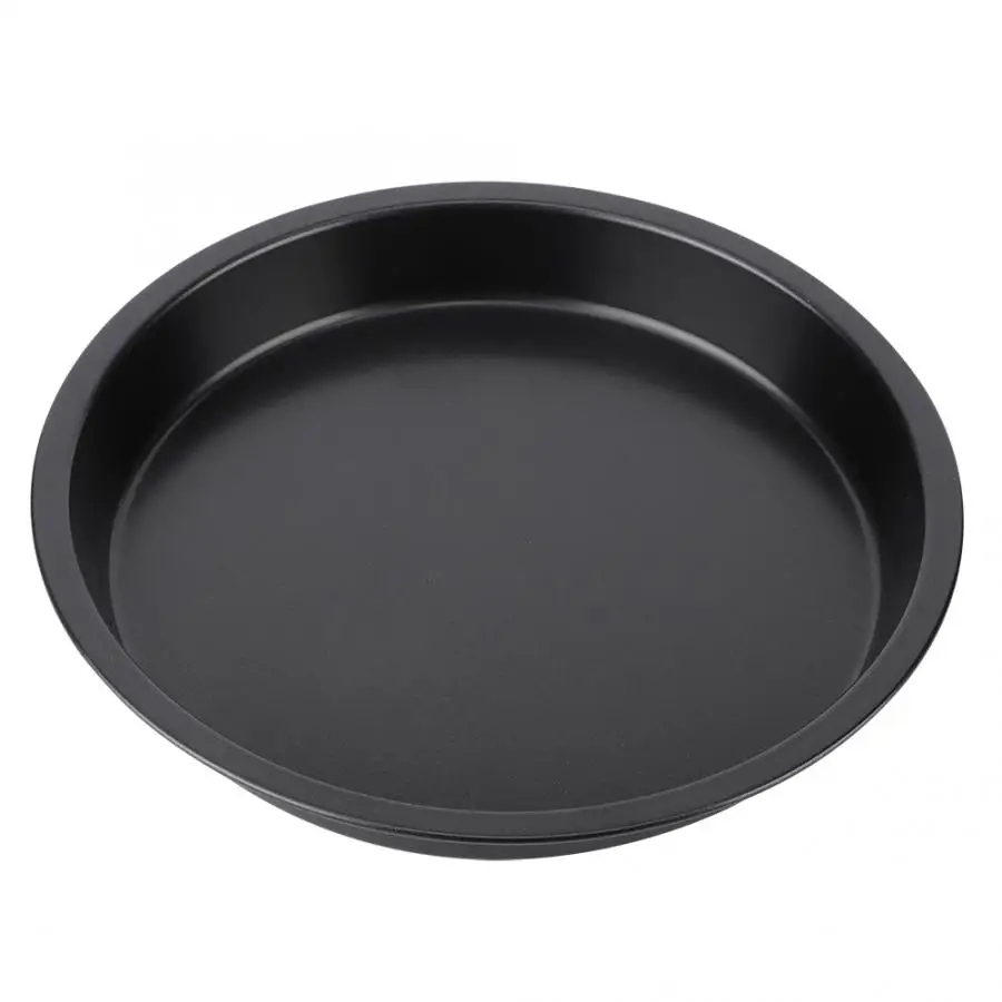 8 inch Non-Stick Pizza Pan Bakeware Carbon Steel Pizza Plate Round Pizza Tray Mold Home Kitchen Baking Accessories