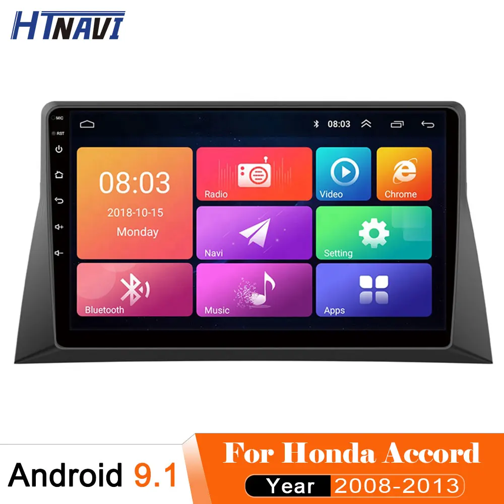 

Car Multimedia Player Wifi Bluetooth GPS Navigation Car Radio 1 Din Audio Rear View Camera Monitor For Honda Accord 2008-2013