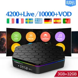 [Подлинный] T95Z Plus 32 GB Android 7,1 iptv-приставка 1 год ВМС ТВ товара IP ТВ Европа шведский Норвегии французский испанский арабский IPTV приставка