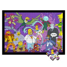Деревянные пазлы The Simpsons 1000 штук деревянные игрушки головоломка