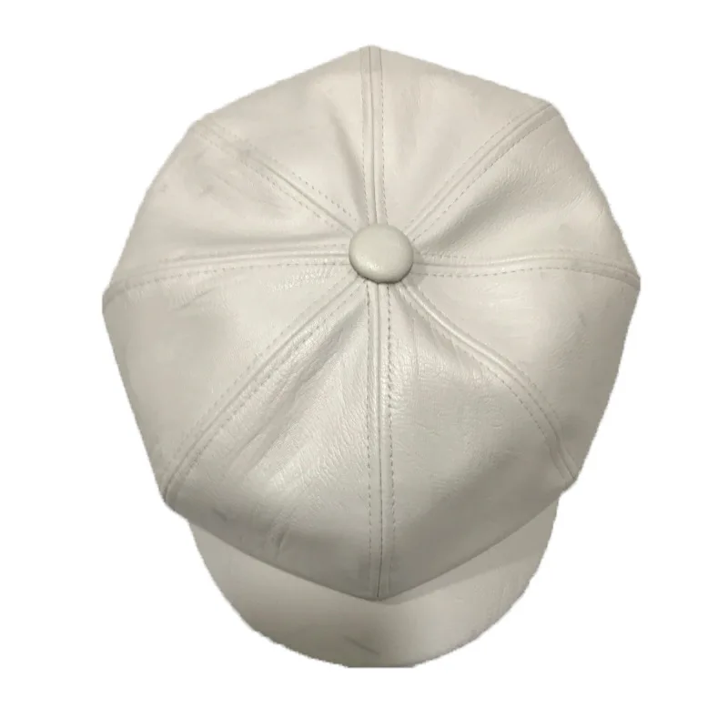 Кожаный берет Женская восьмиугольная кепка berret cappelli donna Британский живописец frenchat заколка petten PU живописные шапки bere