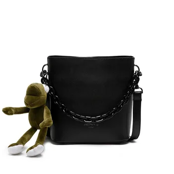 

Summer new women's bag solid color chain bag large capacity single shoulder portable messenger female bag