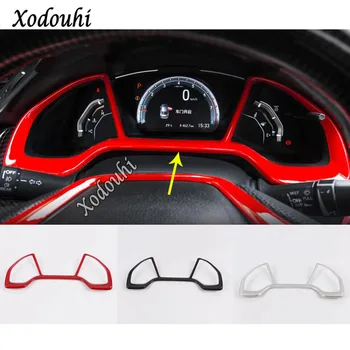 

Car Styling Detector Dashboard Meter Instrument Panel Gauge Frame Moulding Trim For Honda Civic 10th Sedan 2019 2020 2021