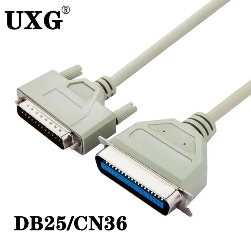 

Computer Parallel Port 25pin DB25 To CN36 36Pin Printer Parallel Serial IEEE-1284 Printer Data Cable Cord Connector 1.5m 3m 10m