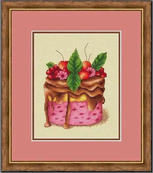 

GG RS cotton self-matching cross stitch Cross stitch RS cotton comes with no prints No prints Raspberry Mint Cake