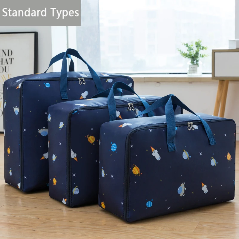 Комплект из 3 предметов, дорожная сумка для отдыха, сумка для хранения одежды, Большая вместительная сумка, стеганая сумка, влагостойкая переносная сумка для дома - Цвет: 4Standard 3 pcs set