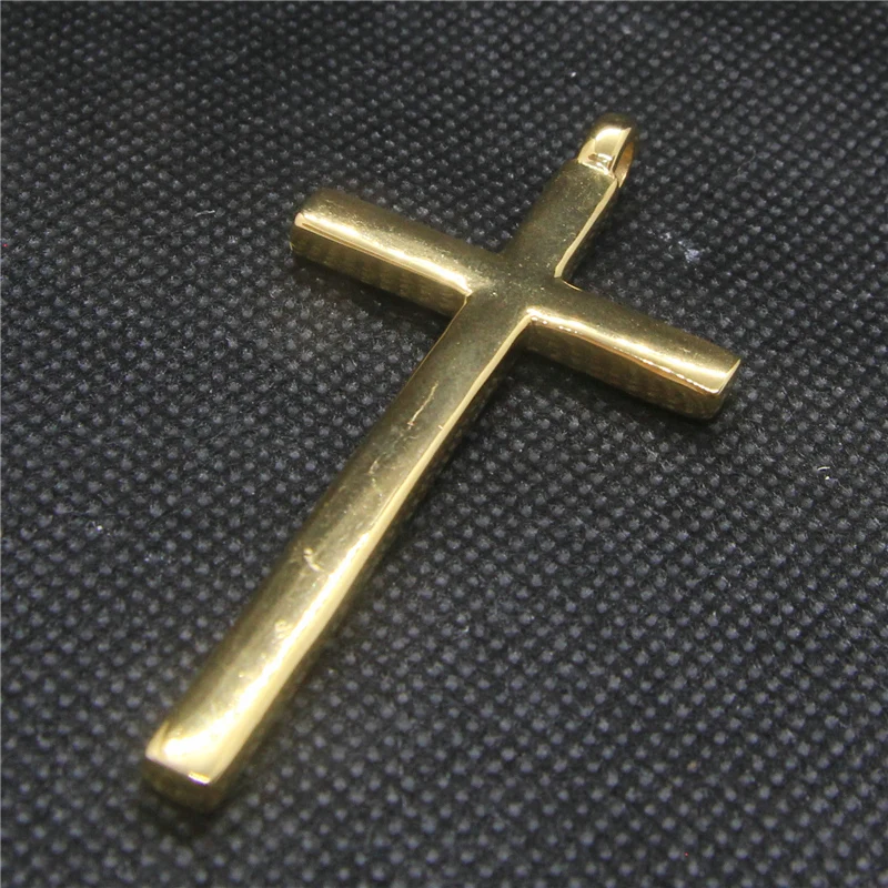New Jesus Cross Pendant 316L Stainless Steel Fashion Cool Golden | Украшения и аксессуары
