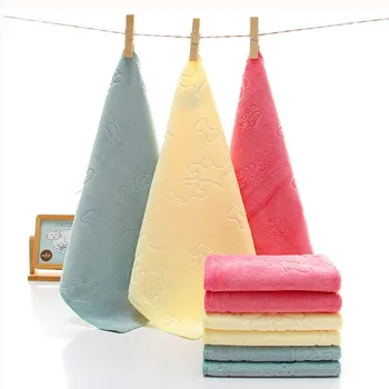 

Square Baby Towel Baby Bath Towel Feeding Bath Bathing Face Washing Cleaning Handkerchief Beach Kids Hand Towels