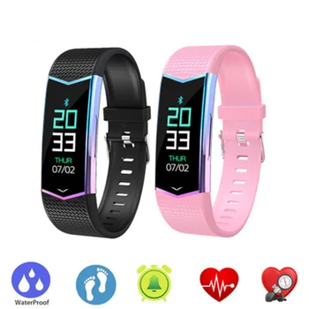 

Smart Bracelet Fitness Tracker Wristband Blood Pressure Heart Rate Monitor With Pedometer Sport Band for Men Women watch