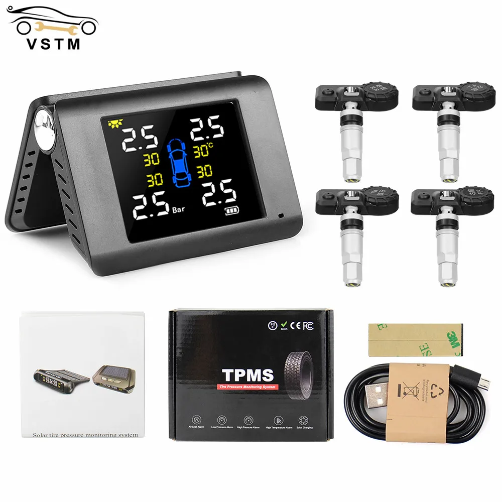 NewTPMS- ڵ Ÿ̾ з ͸,  ý, LED USB ¾籤 ÷, 4   Ǵ ܺ ,