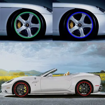

16Pcs Strips Reflective Motocross Bike Motorcycle Wheel Stickers for BMW M E90 E91 E92 E61 F10 E46 E60 Car Styling