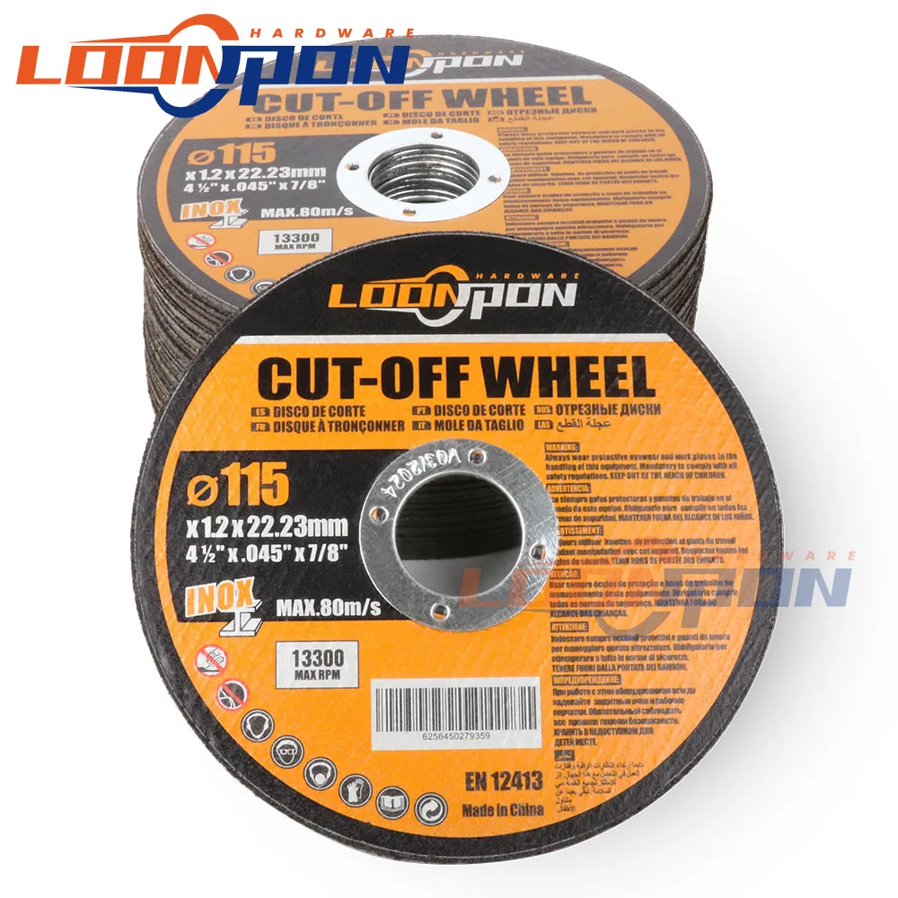 25pcs/lot 115mm Metal Cutting Disc Wheel Resin Cutting Circle Grinder Cut Off Wheels use for Iron Steel Pipe Bar cutting