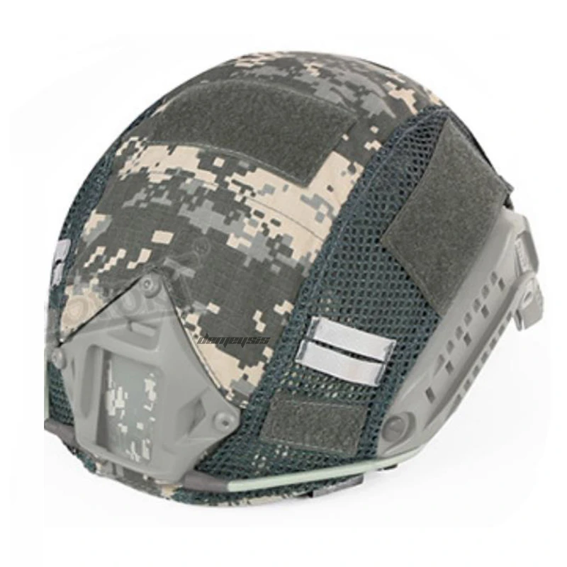 Tactical Camouflage Helmets Cloths CS FAST Helmet Cover Army Paintball Wargame Helmets Cover - Цвет: ACU