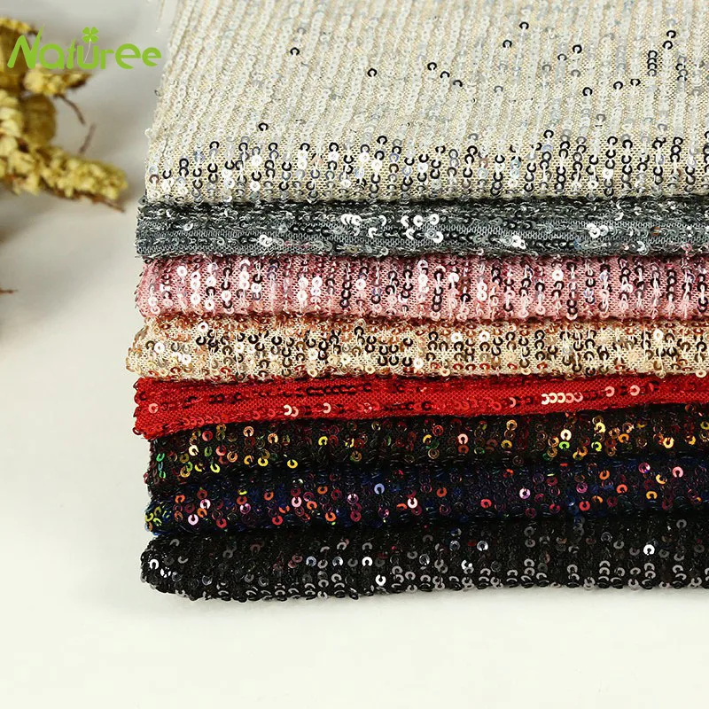 130 см* 100 см ширина сверкающая ткань с блестками ткань вышитая ткань прямой лоскут блесток ткань для сцены и платья