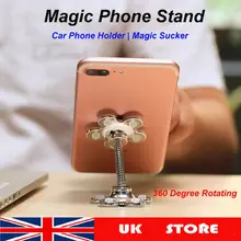Портативный двусторонний Автомобильный держатель для телефона с возможностью поворота на 360 °