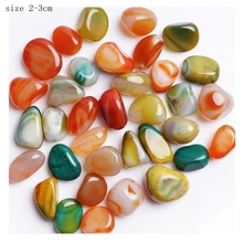 500 г украшение из камня s 0,5-6 см округлые природные Речные Камни Аквариум ландшафтное булыжное украшение из камня