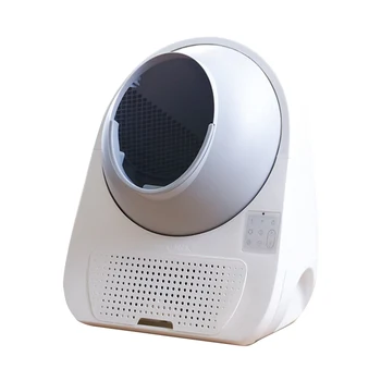

Full-automatic Smart Voice Litter Box Cat Sandpan Cat Toilet Fully-enclosed Electric Excrement Scraper Remote Control Deodorant
