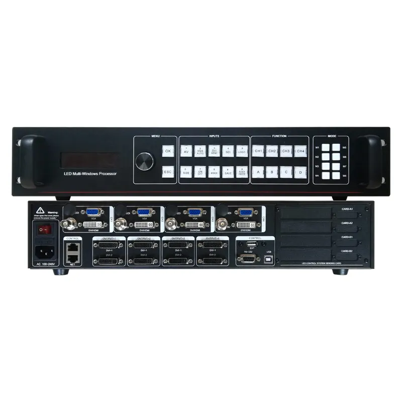 AMS-SC369B 8 к видеопроцессор SC369 серии контроллер для Светодиодный экран светодиодный ультра светильник для помещений светодиодные настенные панели для арендного бизнеса - Цвет: AMS-SC369B