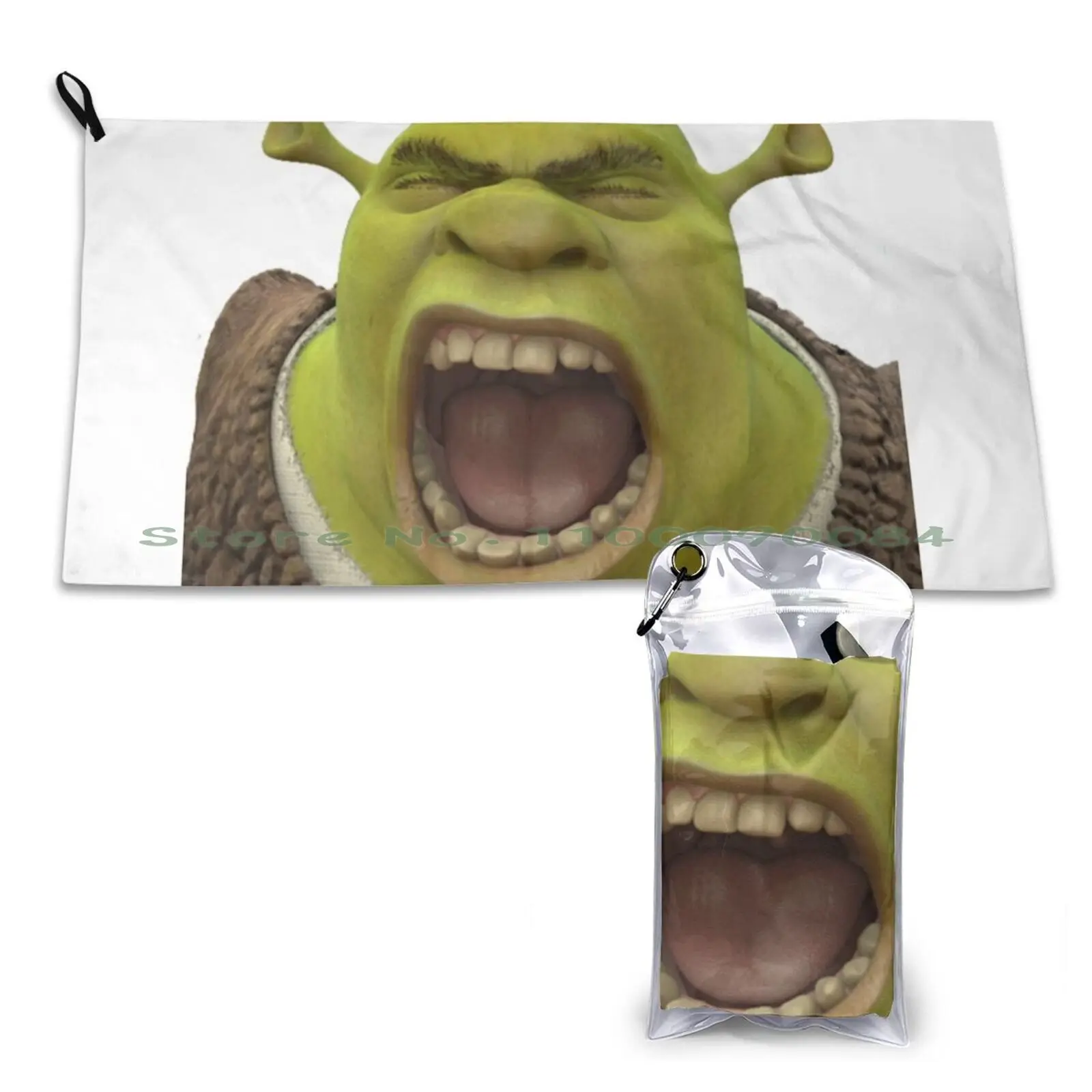 Portátil rápida seca toalha de banho, gritando Shrek, ginásio, armas e  rosas, desconto preto, Concert Tour Album Logo, Tendência Venda - AliExpress