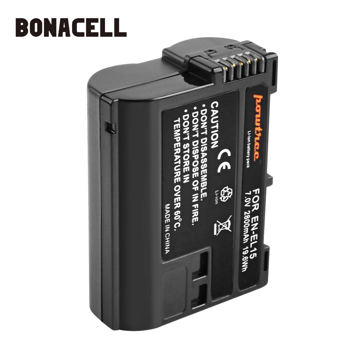 Bonacell 2800 мА/ч, EN-EL15 ENEL15 RU EL15 Камера Батарея для цифровых зеркальных фотокамер Nikon D600 D610 D800 D800E D810 D7000 D7100 D7200 L50