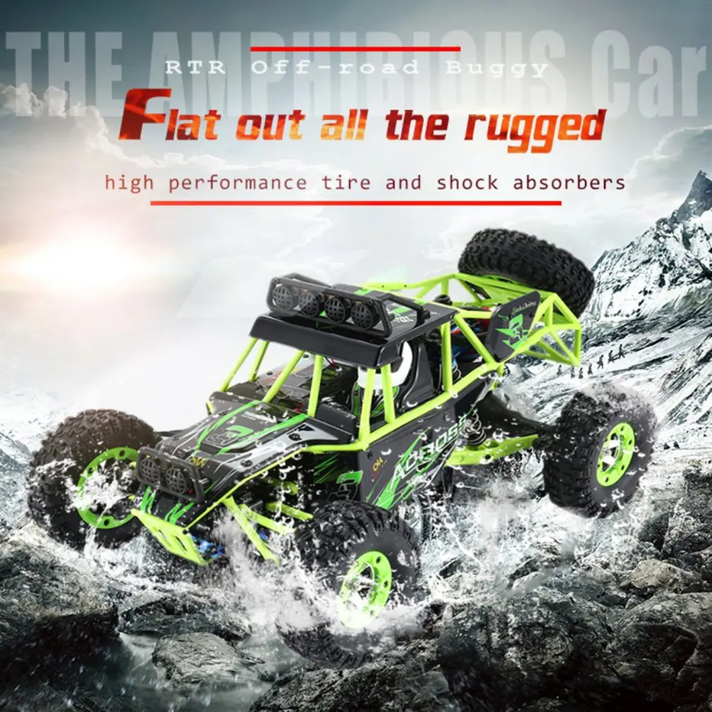 Wltoys XKS 1/12 2,4G 4WD высокоскоростной Электрический матовый гусеничный грузовик для пустыни RC внедорожный багги автомобиль с светодиодный светильник