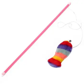 

Legendog 1pc Pet Teaser Toy Creative Plush Fish Decor Funny Cat Teaser Wand Cat Interactive Toy Pet Supplies Cat Favors